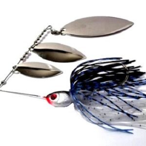 Durhams Tackle Spinnerbait Triple Willow 1/2oz. Blue Shad