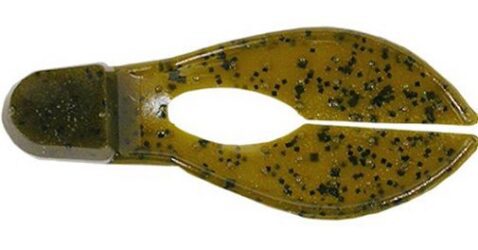 thumbnail image 2 of Zoom Swimmin Chunk - 3in - Green Pumpkin Red 2 of 14