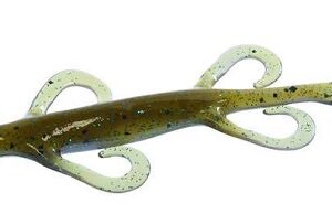 Zoom Lizard 6" - Green Pumpkin Blue Flash