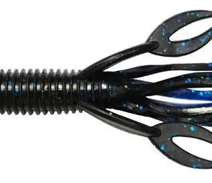 Big Bite Baits Craw Tube - Black Blue/Electric Blue