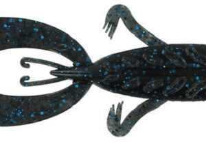 Big Bite Baits Rojas Fighting Frog 4"- Black Blue Flake