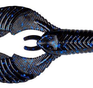 YUM Craw Chunk 3.25 - Black Blue Flake