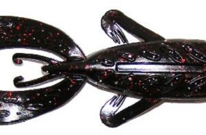 Big Bite Baits Rojas Fighting Frog 4"- Black Neon