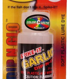 Spike It Dip-N-Glo Worm Dye 2oz. - Garlic Clear