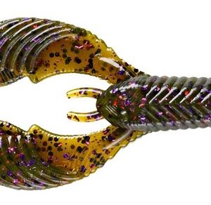 YUM Craw Chunk 3.25 - Green Pumpkin Purple