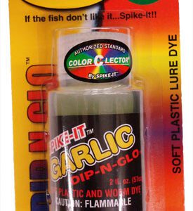 Spike It Dip-N-Glo Worm Dye 2oz. - Garlic Watermelon