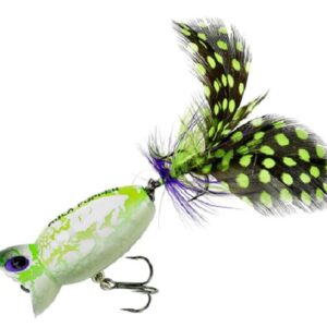 Arbogast Hula Popper 2.0 - White Zombie