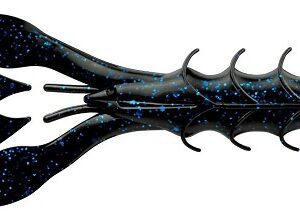 YUM Spine Craw - Black Blue Flake