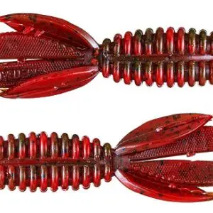 NetBait BaitFuel B Bug 4.3" - Green Pumpkin TX Red Swirl