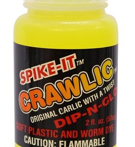 Spike-It Dip-N-Glo Soft Plastic Lure Dye 2oz. - Crawlic Chartreuse