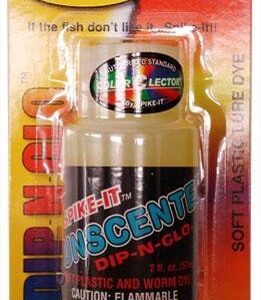 Spike-It Dip-N-Glo Soft Plastic Lure Dye 2oz. - Unscented Chartreuse