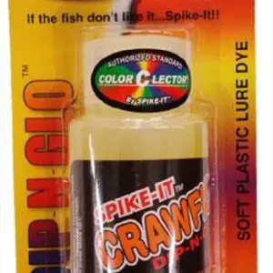 Spike-It Dip-N-Glo Soft Plastic Lure Dye 2oz. - Crawfish Chartreuse