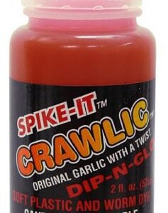 Spike-It Dip-N-Glo Soft Plastic Lure Dye 2oz. - Crawlic Orange