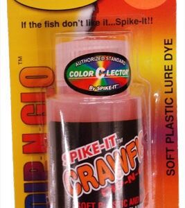 Spike-It Dip-N-Glo Soft Plastic Lure Dye 2oz. - Crawfish Orange