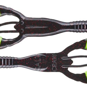 YUM Salt Craw - Black Neon Chartreuse