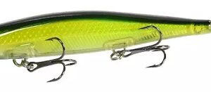 Durhams Tackle FF CountDown Jerkbait 110 - Chartreuse Shad