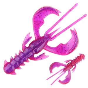 Durhams Tackle Ragin Cajun Craw 3" - Plum