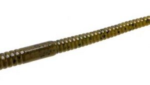 Zoom Shakey Head Worm- Green Pumpkin