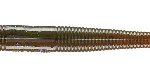 Zoom Thick Trick Worm Green Pumpkin Amber