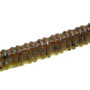 Zoom Centipede 4" - Green Pumpkin Red