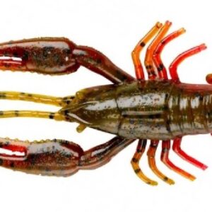 YUM Crawbug 2 1/2" - Green Pumpkin Texas Red
