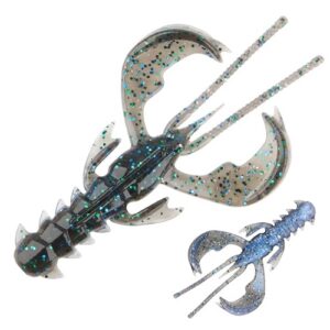 Durhams Tackle Ragin Cajun Craw 3" - Blue Smoke