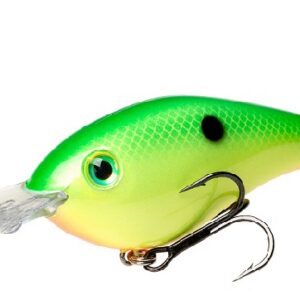 Strike King Pro Model 6XD Series Crankbait Green Back Chartreuse