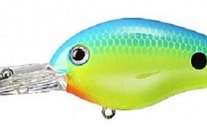Strike King Pro Model Series 6XD Silent - Powder Blue Back Chartreuse