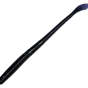 Durhams Tackle Kut Tail Worm 6.5 - Black Emerald