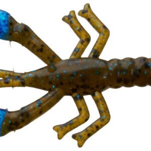 Zoom Lil' Critter Craw - Green Pumpkin Blue / Blue Claw