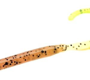 Zoom Curly Tail 4" Pumpkin Chartreuse